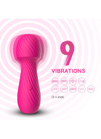 Vibromasseur Wand Massage Rose puissant – USK-W03PNK